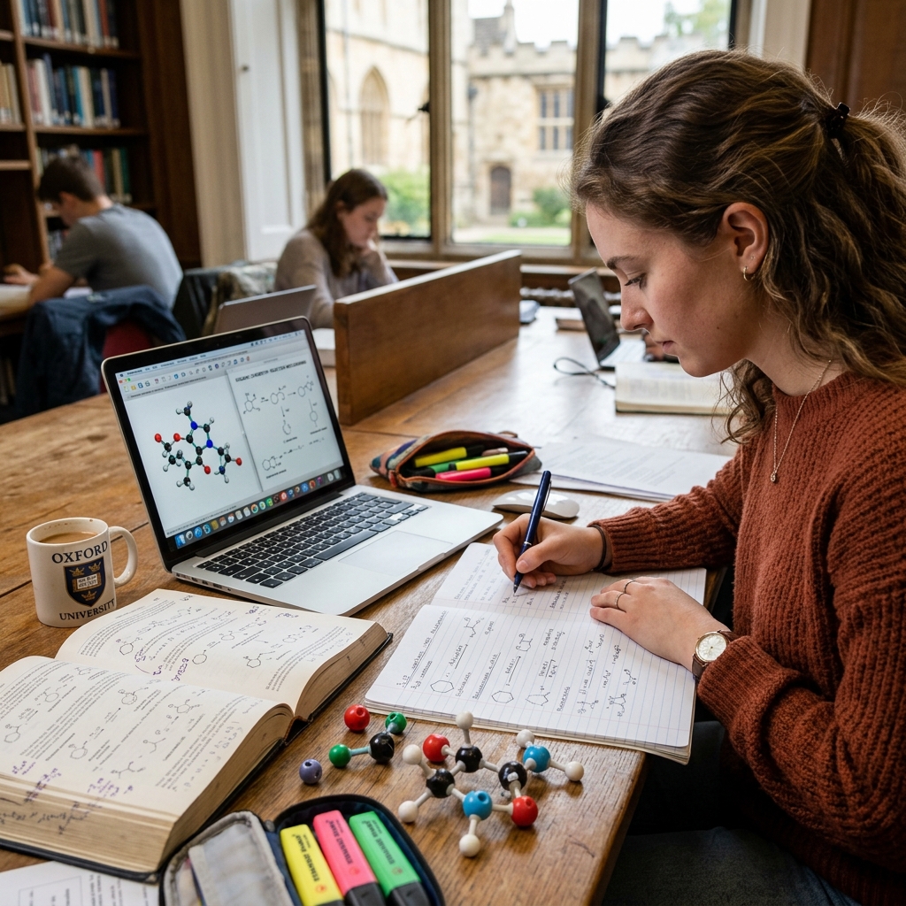 Comparison of top college chemistry study tools including Chad's Prep, Master Organic Chemistry, Organic Chemistry as a Second Language, and Pearson+