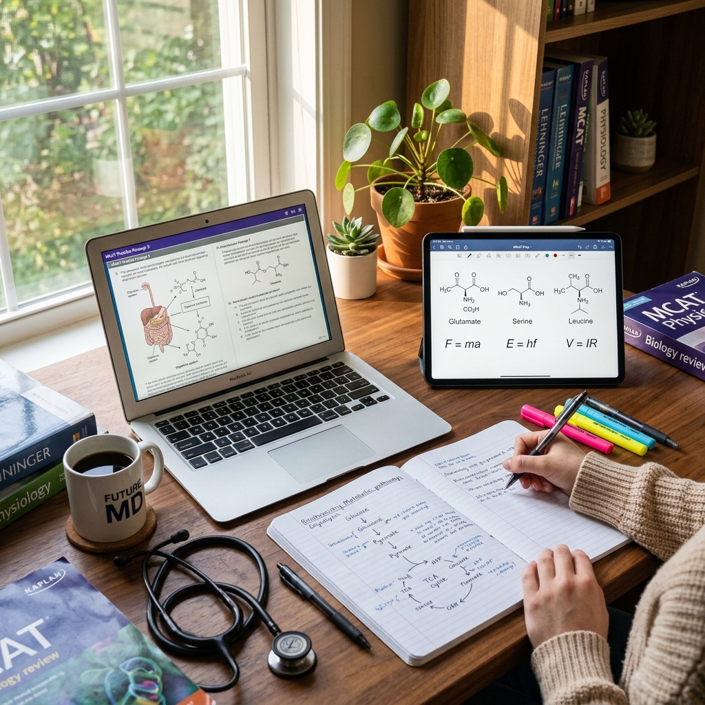 Comparison of top MCAT prep courses including UWorld, Blueprint, The Princeton Review, and Kaplan