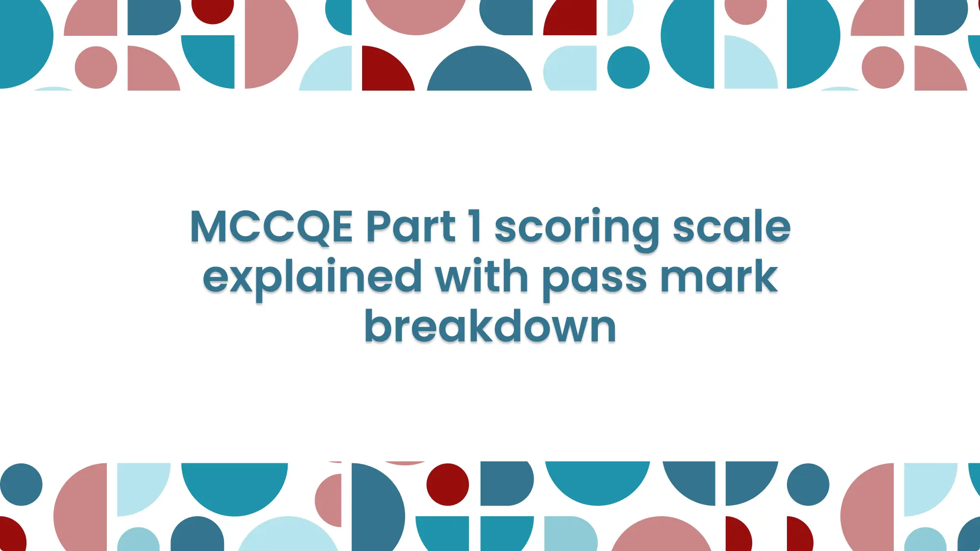 Featured Image: MCCQE Scoring Explained: How 300–600 Actually Works